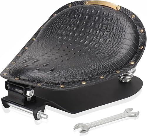 Miniatura 16 de LKV Asiento individual para motocicleta de 13.38" con kit de montaje de base de asiento personalizado para Harley Davidson Sportster XL 1200 883