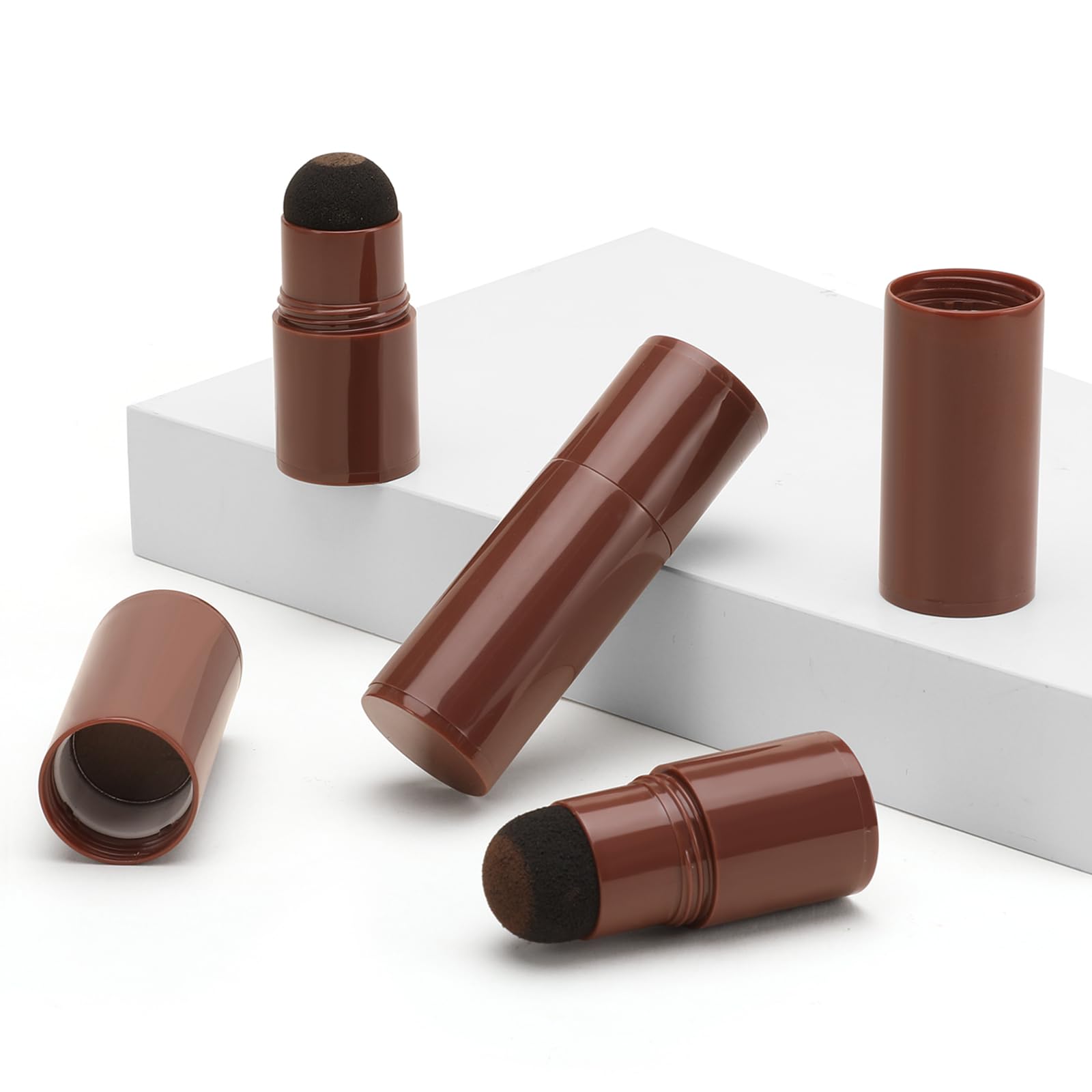Boobeen Polvere per il ritocco delle radici, correttore per capelli in polvere per capelli grigi, copertura delle radici in polvere per capelli diradati