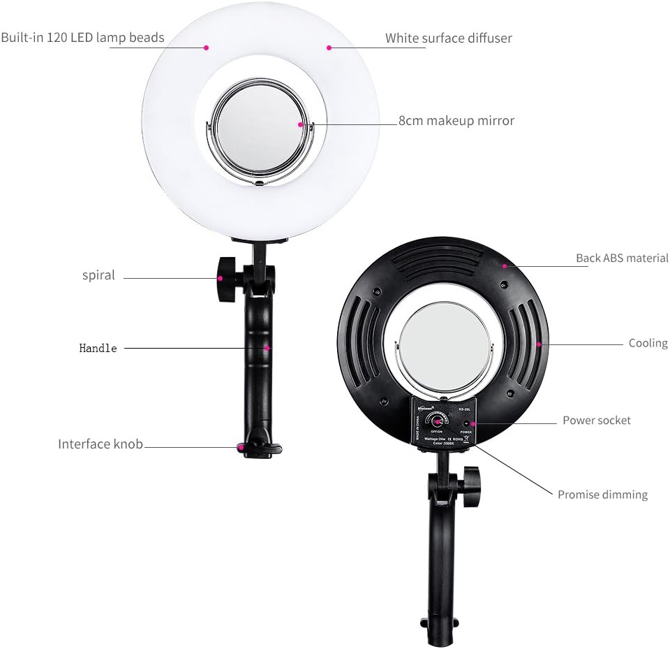 Up To 60% OFF 8-inch LED Selfie Ring Light for Phone Video Shooting Makeup YouTube Vine Portrait Photography with Stand Mirror Table Top Dimmable Camera Photo Lamps 24W 5500K Video Circle Lights Hottest Sale 8-inch LED Selfie Ring Light for Phone Video Shooting Makeup YouTube Vine Portrait Photography with Stand Mirror Table Top Dimmable Camera Photo Lamps 24W 5500K Video Circle Lights