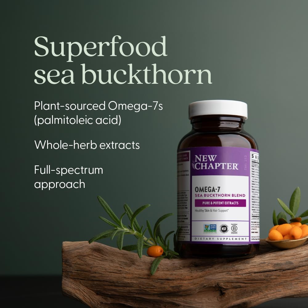New Chapter Omega 7, Sea Buckthorn Blend, 60 Count — Amazon image 3