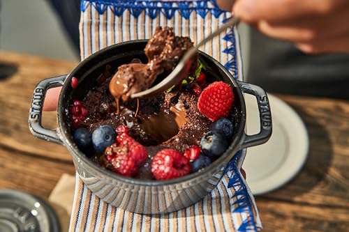 Staub Cocotte Casseruola In Ghisa Grigio Grafite 12Cm - 4