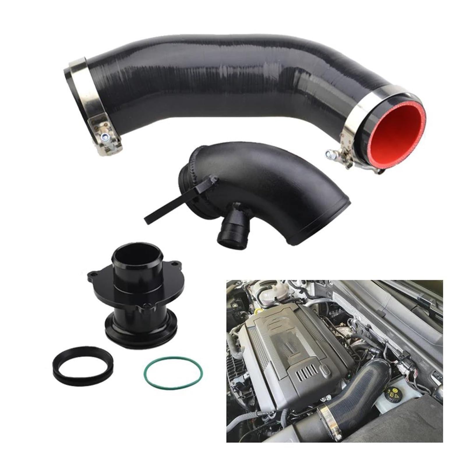 Turbo ladegerät lufteinlass Schlauch für A3 8V FWD 1.8T,Motor Luft ansaug Schlauch Filters ch lauch Rohr,Auto zubehör,C