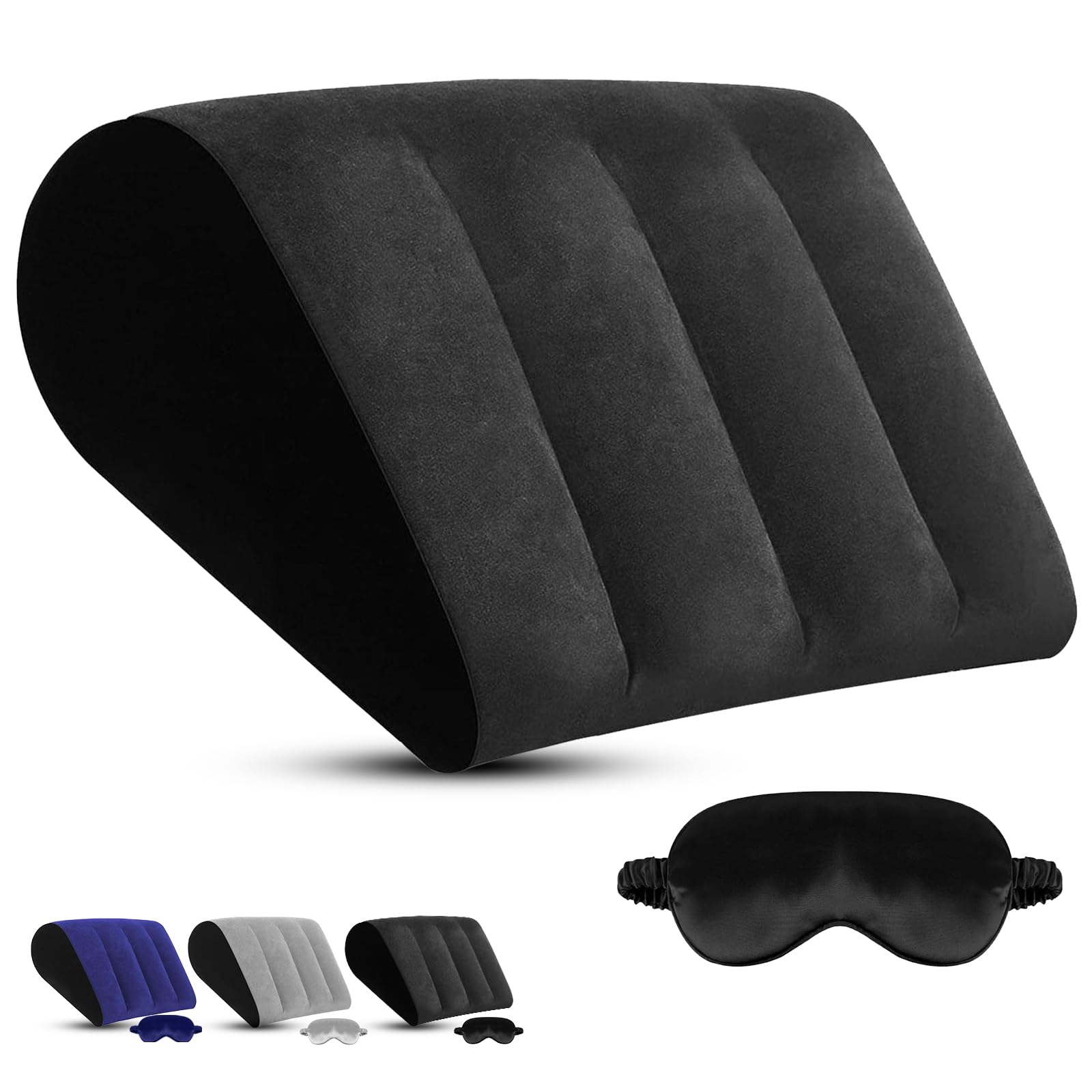ProPillows Wedge Pillow for Bed Adult, Leg Pillow with Sleep Mask