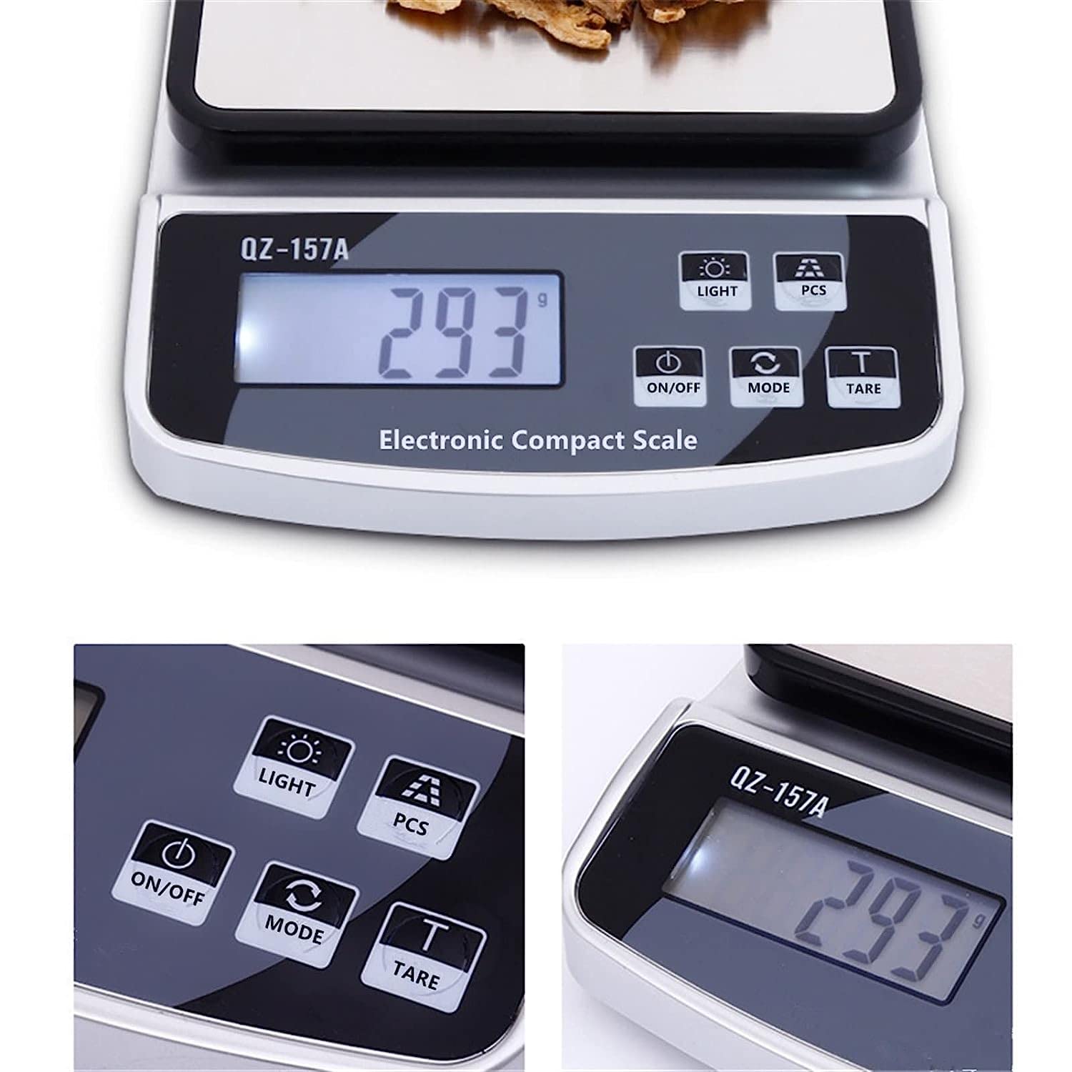 Waga spożywcza 15 kg/1g waga elektroniczna odpowiednia do ładowania USB/wtyczki/baterii wodoodporna waga kuchenna domowa waga kuchenna cyfrowa waga kuchenna