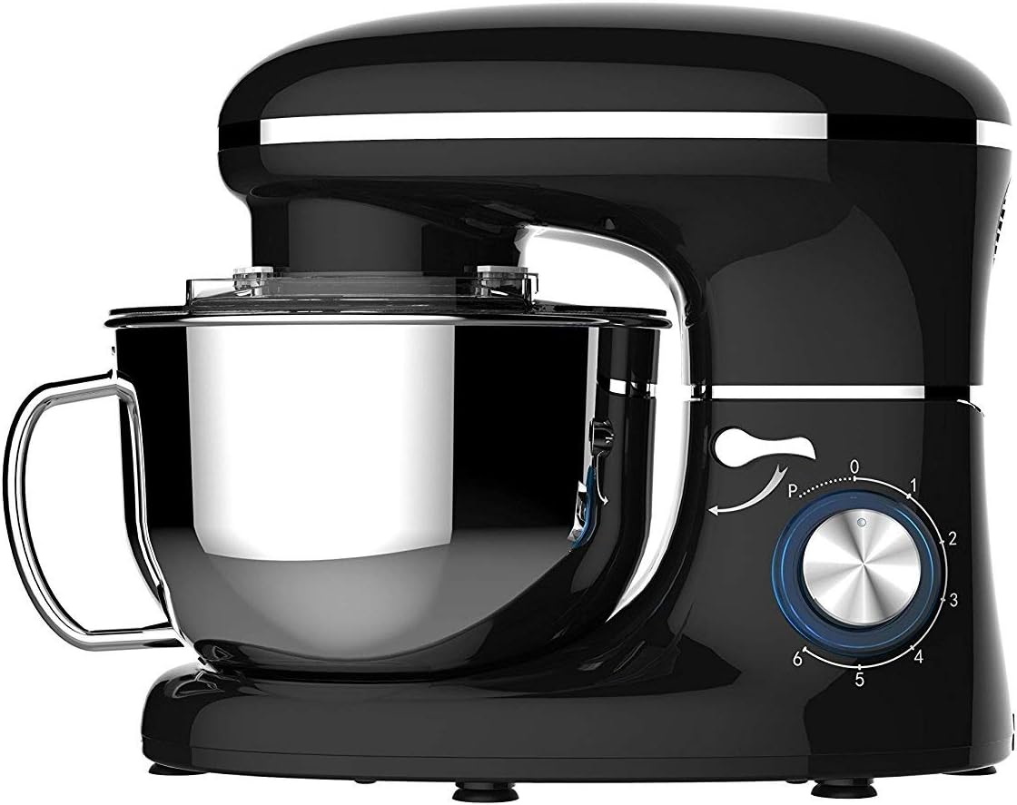 Heska 1500W Food Stand Mixer for Baking with Bowl, Dough Mixer, 4in1