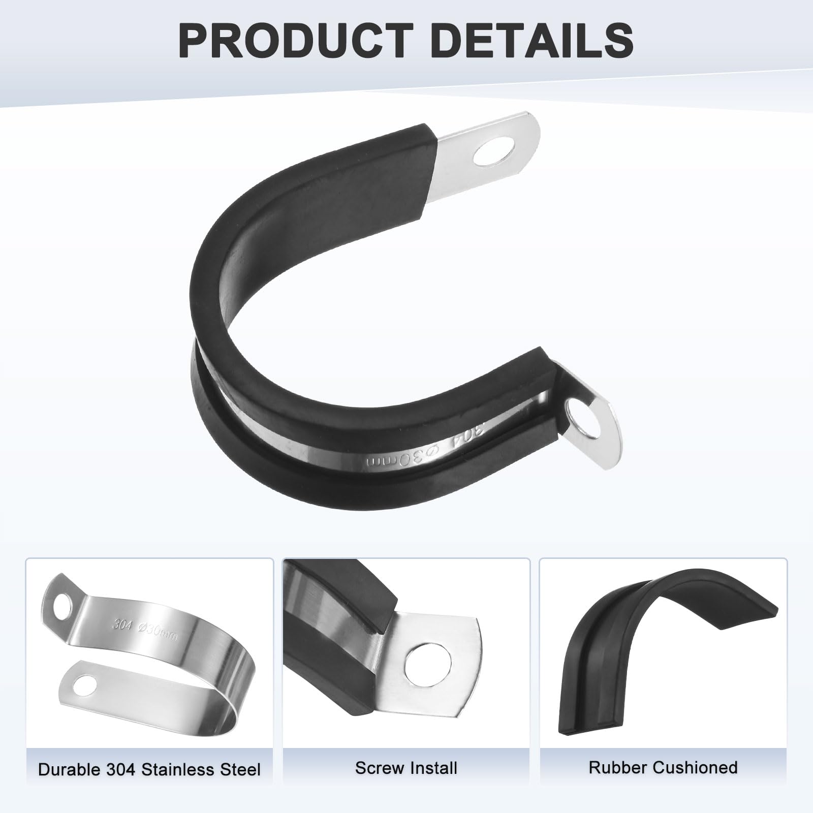 M METERXITY 20-Pack Cable Clamps - Image 2