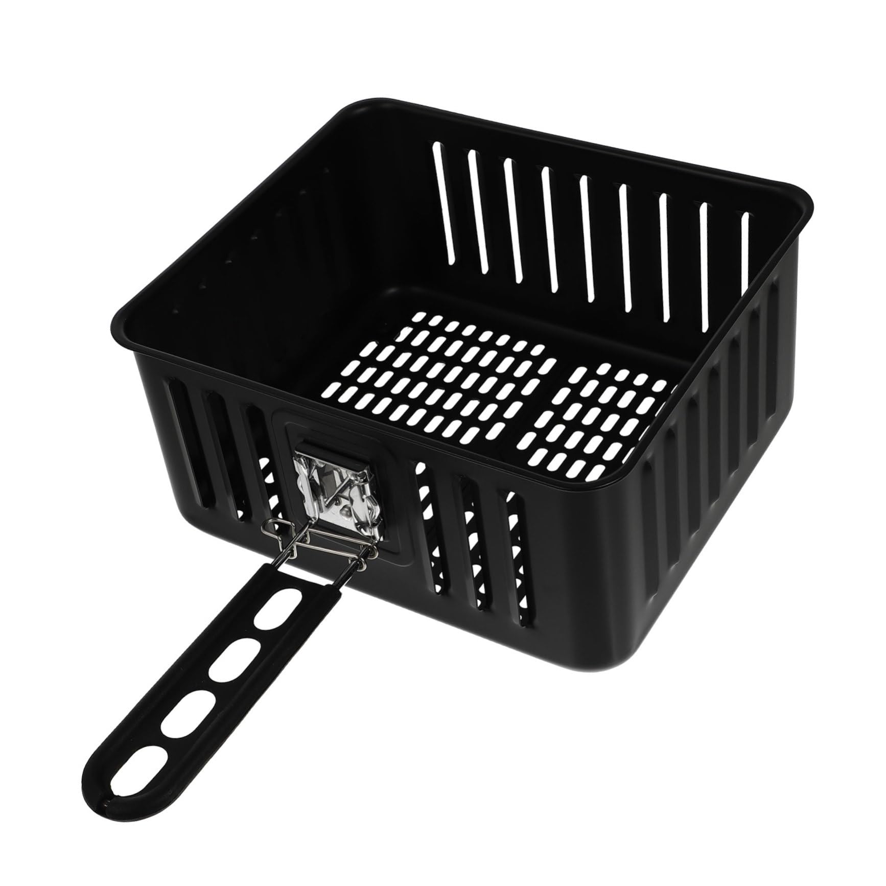 Mipcase Air Fryer Baskets 1 Pc Square Fryer Basket for Chicken Wings French Fries Snacks Sturdy Construction Easy to Use