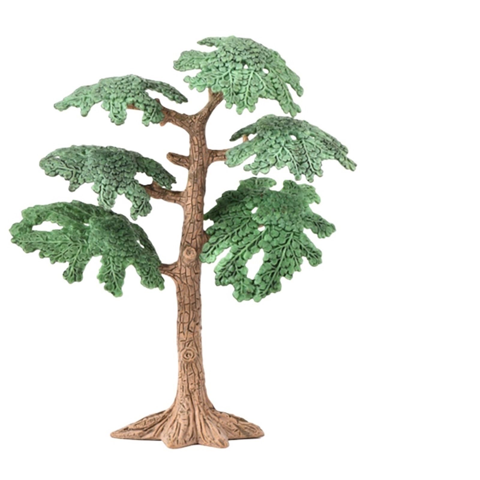 DUNSBY Model Trees 2pcs Simulational Miniature Trees Artificial Plants Accessories Wild Forest Gardening Landscape(13.5x17cm)