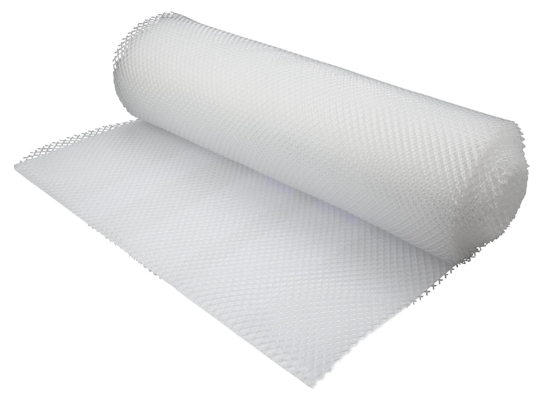 We Can Source It Ltd Clear - Bar Shelf Liner Mat Roll 61Cm X 10M - Cut To Size Mesh Surface For Pub Counters Glass Shelves And Bottle Areas - Non Slip Bar Liner For Storage Protection And Daily Use