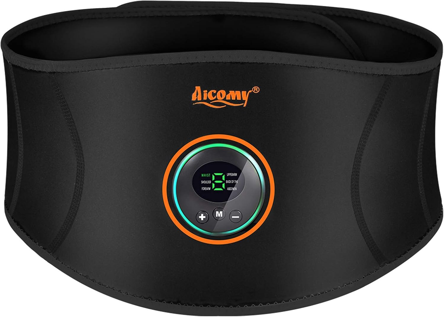 ABS Stimulator, Ab Machine, Abdominal Toning Belt Trainer, Waist Trimmer Sport Exercise Belt for Men and Women Corset Slimming Body Shaper Workout Sauna (Black) : Sports & Outdoors