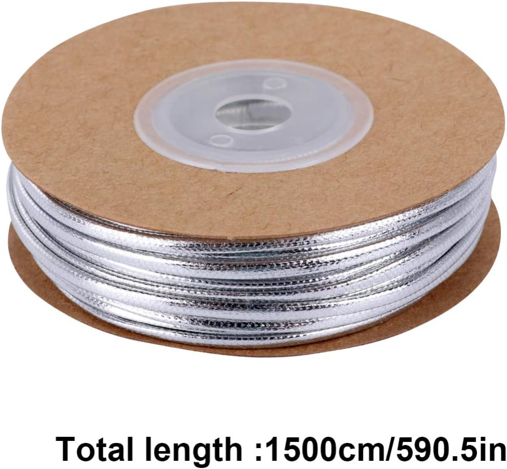 SEWACC 15m Faux Leather Cord for Macrame Supplies DIY Jewelry Making Bracelet String