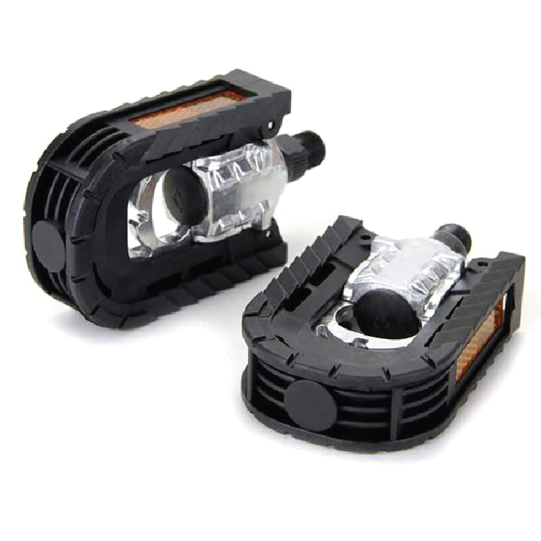 Insmartq 2Pcs pedal Folding Bicycle MTB Pedals Universal Non-slip Black Folded Bike Pedals 10 * 7 * 3.2CM