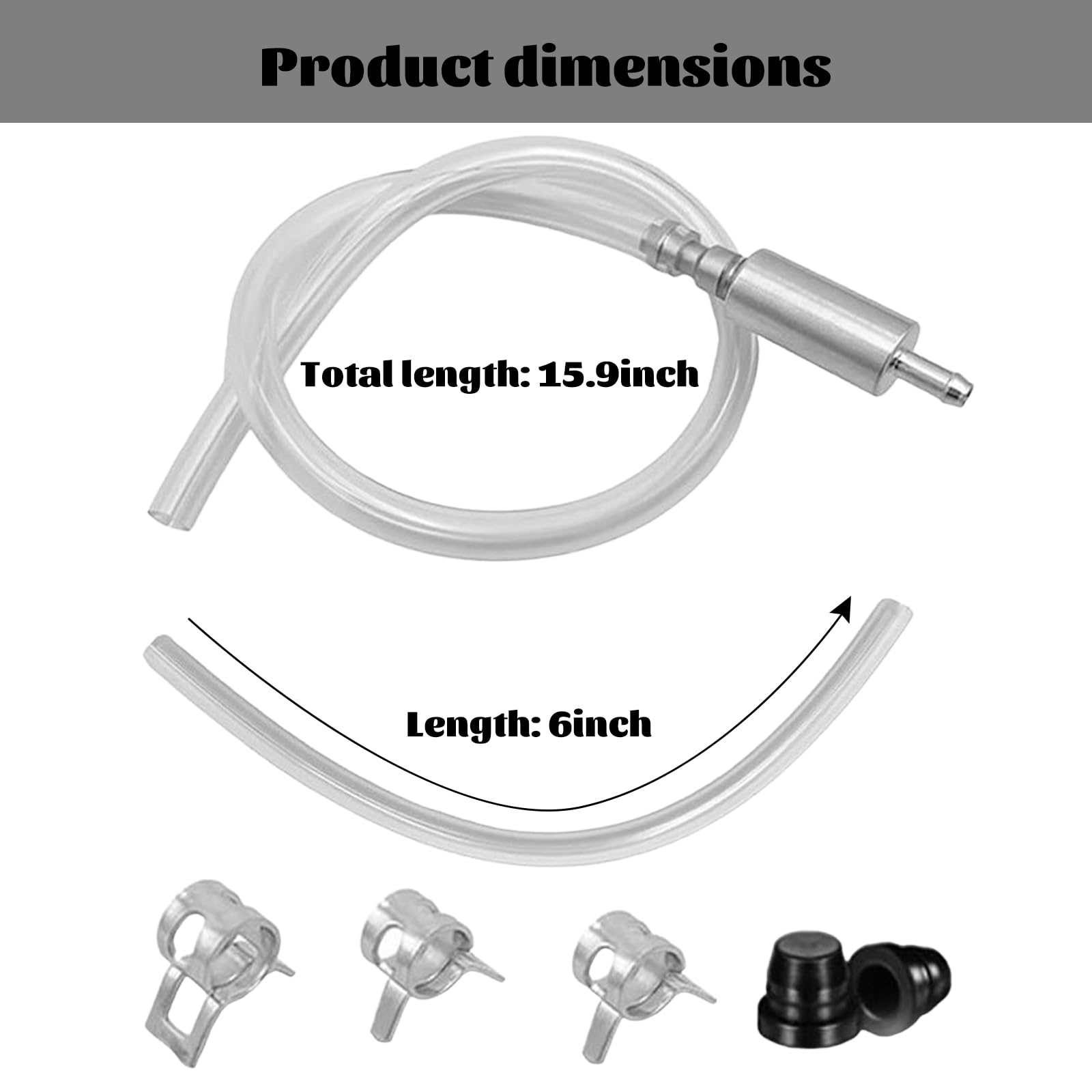 7 Pezzi Kit Spurgo Freni Moto Auto, con Valvola di Non Ritorno, Tubo Spurgo, Strumento Sanguinamento Idraulico, Universale
