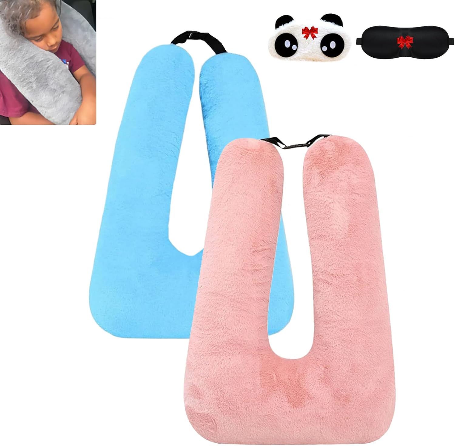 Travel Car Pillow for Kids, Travel Pillow for Car