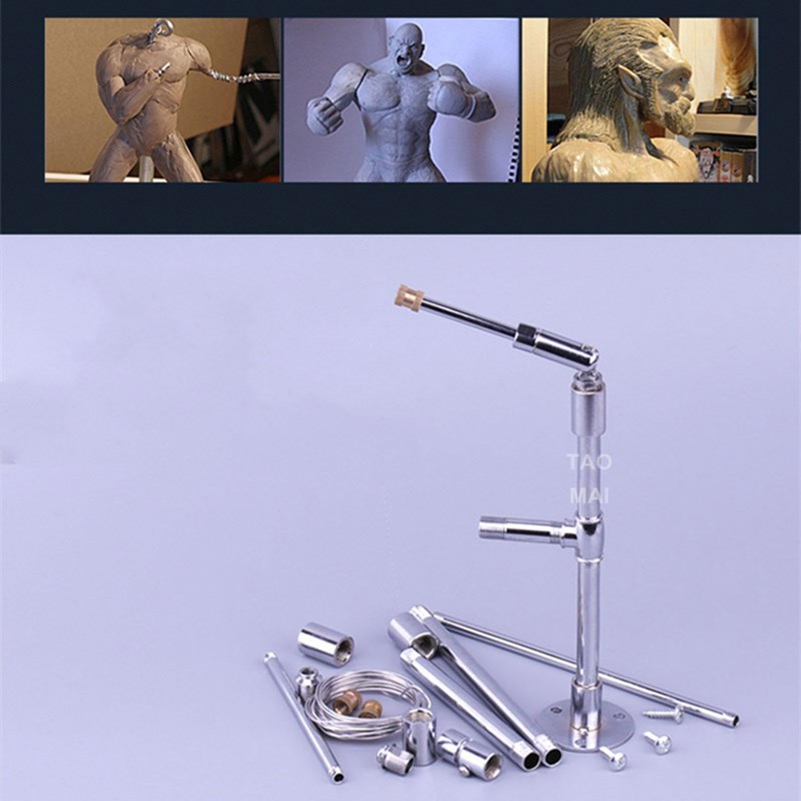 Modelado en Arcilla, Soporte para Marionetas de Escultura Manual DIY para Estudios Privados de Escultura en Arcilla, Package a, Individual
