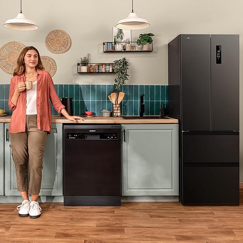 Cecotec Frigorifero Porta Francese, Frigorifero Combi No Frost Inox Porta Francese 4 Porte Scuro Bolero CoolMarket Combi F2D 400 Dark E. Frigo 4 Porte scuro, 400L, NoFrost, Inverter, Fast Cooling - 5
