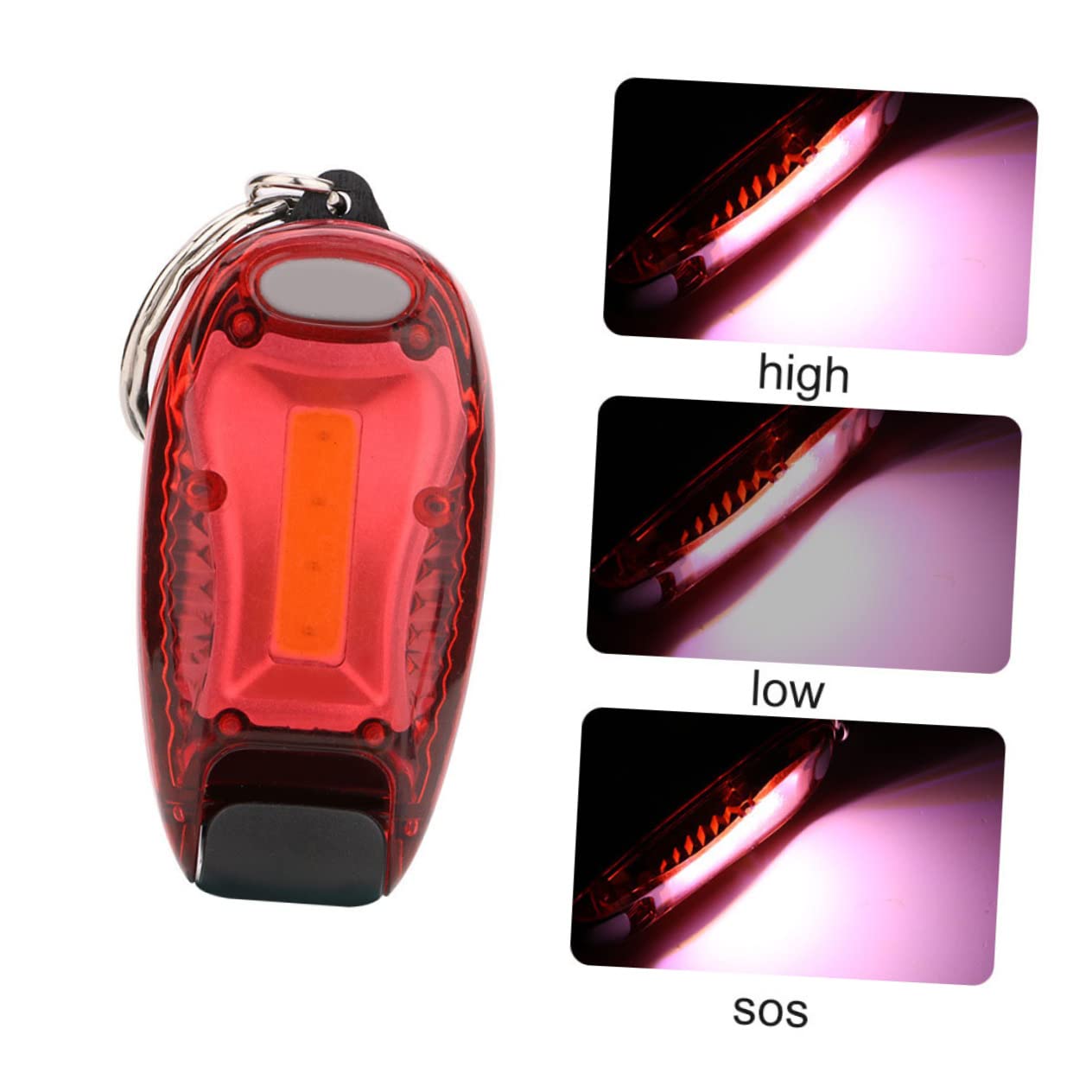 Toddmomy Compact Portable Safety Lamp Led Running Light Loop for Night Walking Cycling and Outdoor Safety