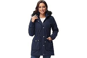 Women's Fleece-Lined Parka Coat: A Winter Essential