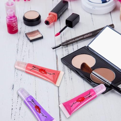 Miniatura 3 de Rolybag Paquete de 22 tubos vacíos de brillo de labios (0.3 onzas líquidas), botella vacía de viaje, tubos de compresión cosméticos suaves