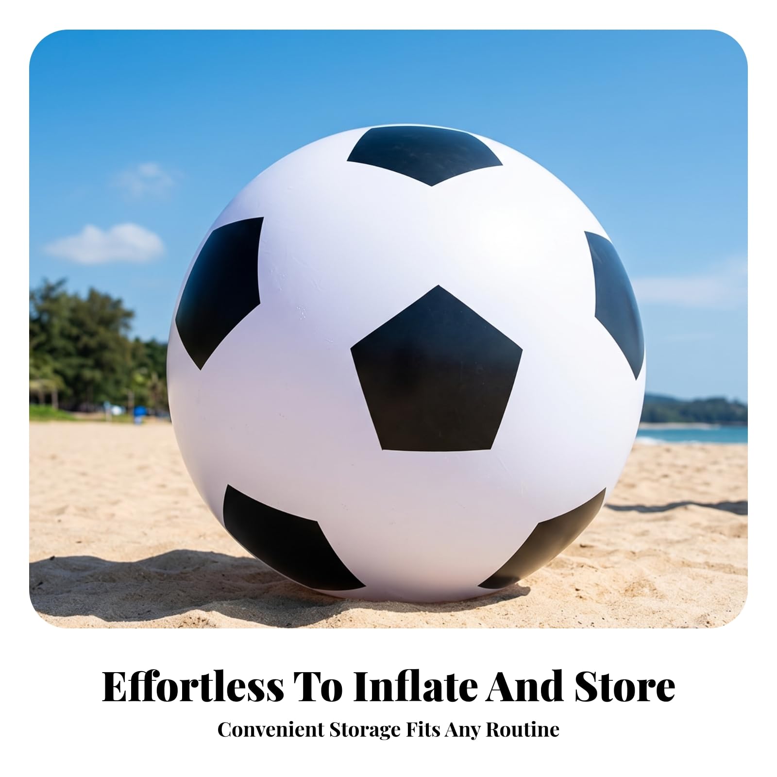 Pelota Hinchable de Playa Pelota de Juego Balón Inflable Juguete Acuático Bola Recreativa en PVC Grueso para Lanzar y Adecuada para Juegos Actividades de Jardín