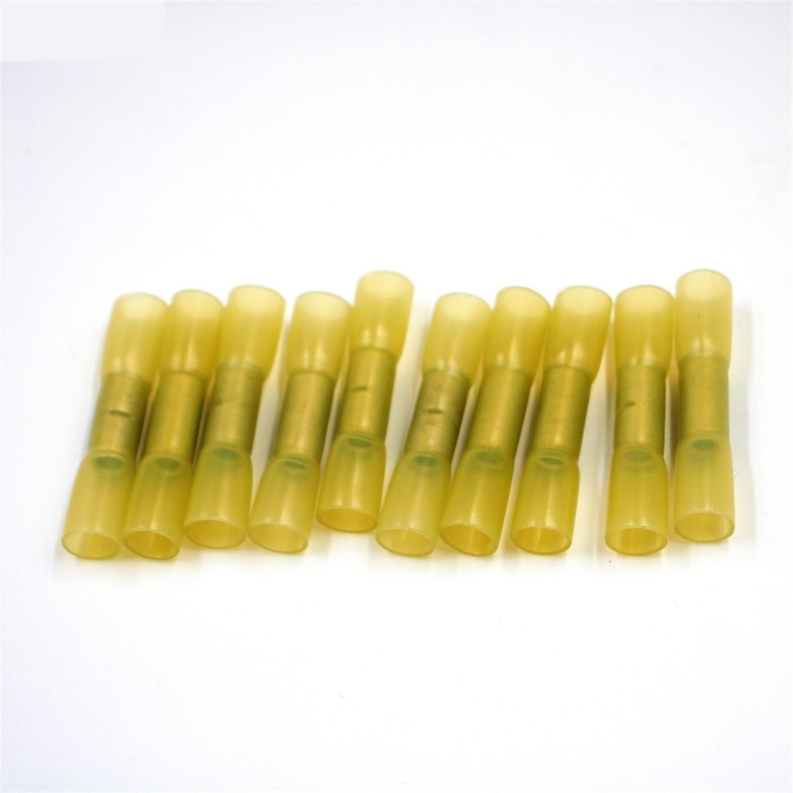 CASOTA Connecteurs électriques 50 pièces Jaune 12-10 AWG thermorétractable câble à sertir connecteur bornes électriques 4.0-6.0mm2 connecteur de Connexion Rapide BHT