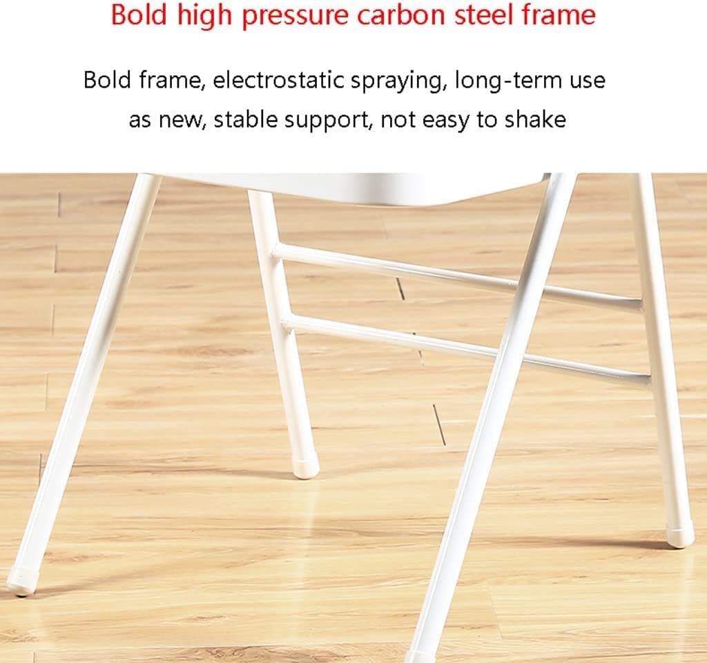 Silla de yoga plegable de piel sintética impermeable de 15.7 pulgadas, soporte de columna vertebral con mecanismo triangular de acero al carbono, ideal para el gimnasio en casa, meditación y