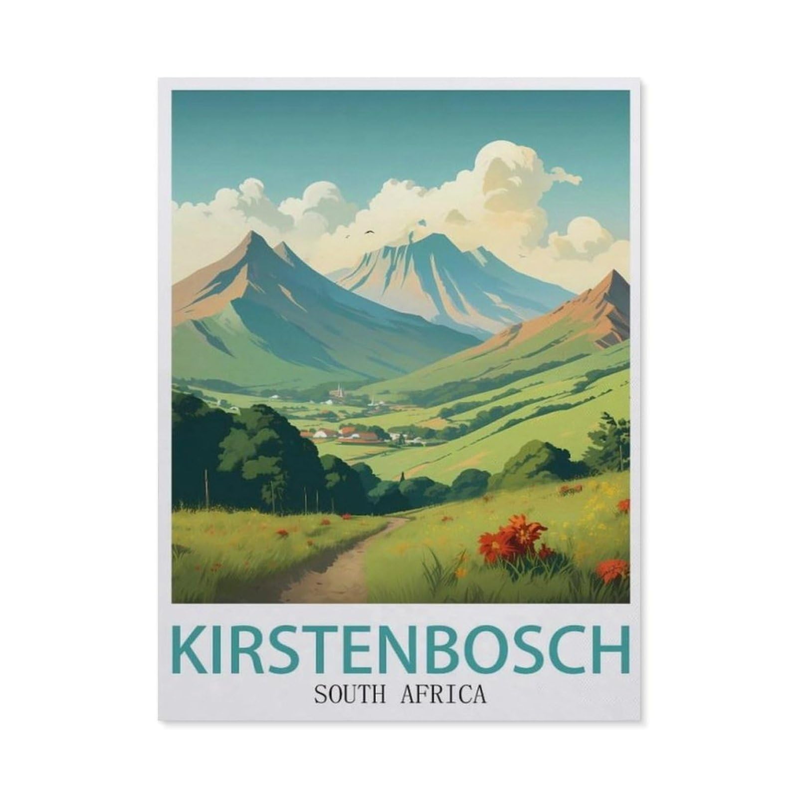 Kirstenbosch South Africa，Jigsaw Puzzles 1000 Pieces for Adults, Classic Puzzle Kids Puzzle Challenging And Difficult Puzzles for Adults And Teens（75x50cm）-AU71