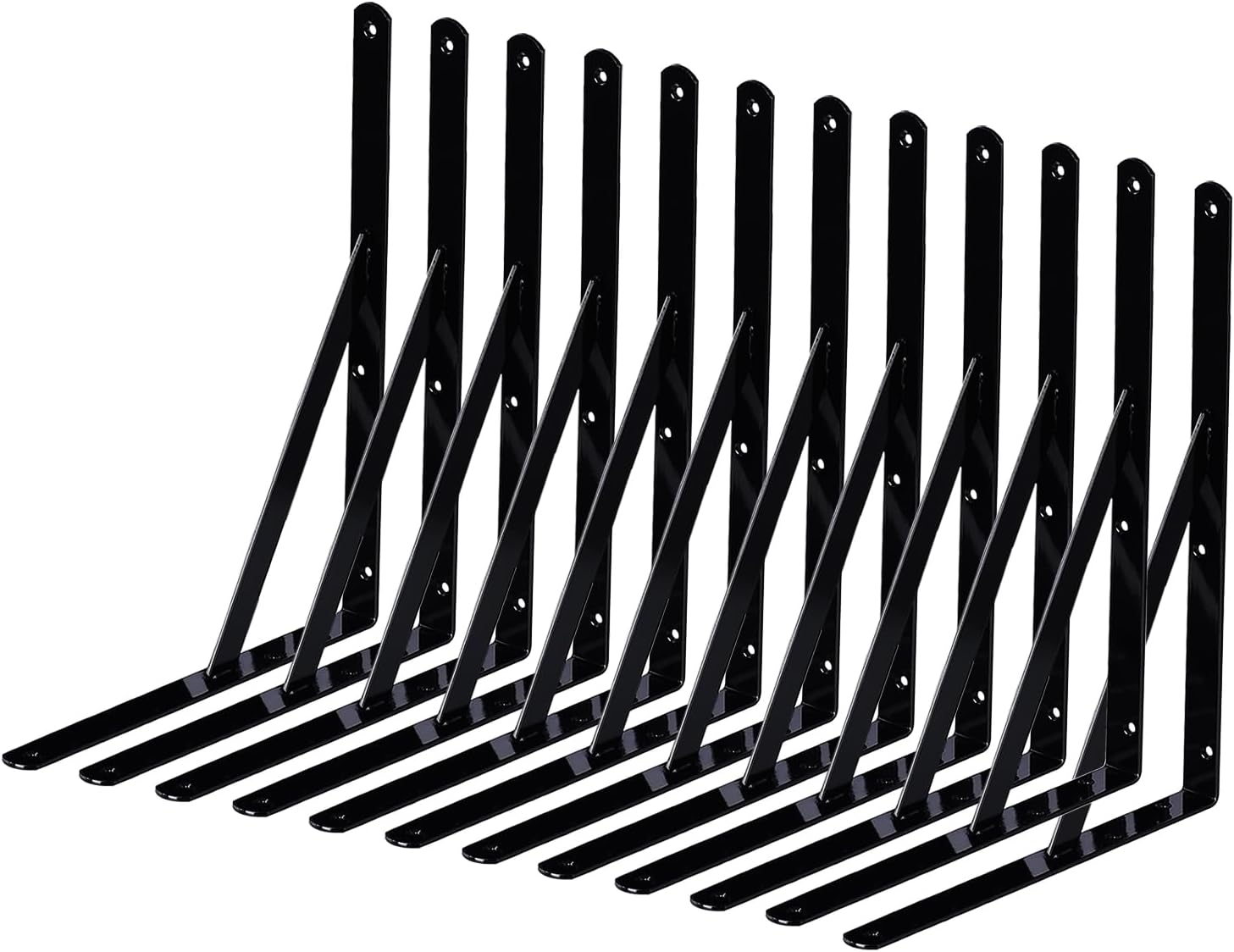 Shelf Brackets 12 Pack 18 inch Heavy Duty Brackets for Shelf 18"x12