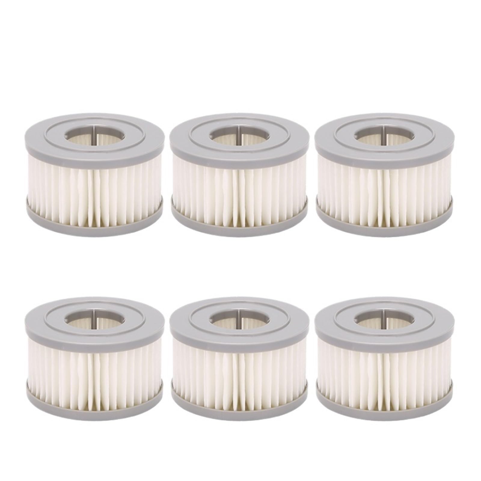 Elementos filtrantes, Compatible con Xiaomi, Compatible con JIMMY, JV85/JV85Pro/H9PRO A6/A7/A8 Filtro HEPA Accesorios for aspiradoras inalámbricas de Mano(6pcs)