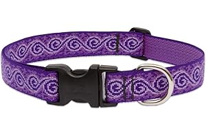 Adjusting Jelly Roll 12-20'' Lupine Dog Collar