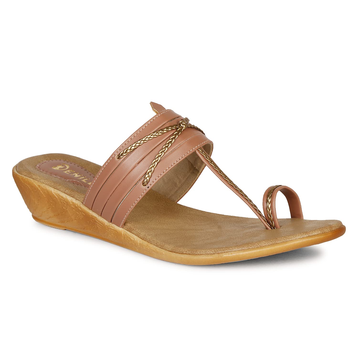 Denill Women Toe Ring Fashion Slipper UK- 3 (B09W1G76B6) Amazon Price History, Amazon Price Tracker