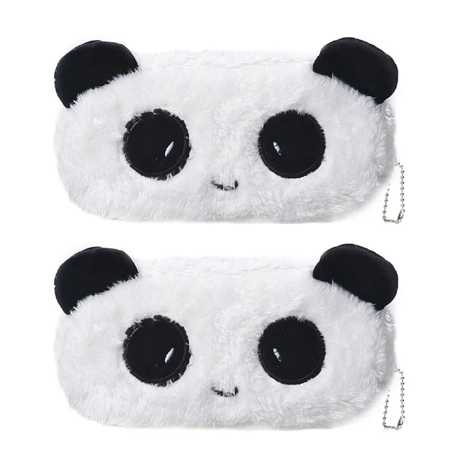 TLISMI Cute Panda Style Soft Plush Zipper Pencil Case Creative Multipurpose Travel Fur Pouch Small Cosmetic Makeup Stationery Holder Coin Bag School Supplies Organizer for Kid, Girls, Boys (Pack of 2) (B0D2J559D1) Amazon Price History, Amazon Price Tracker