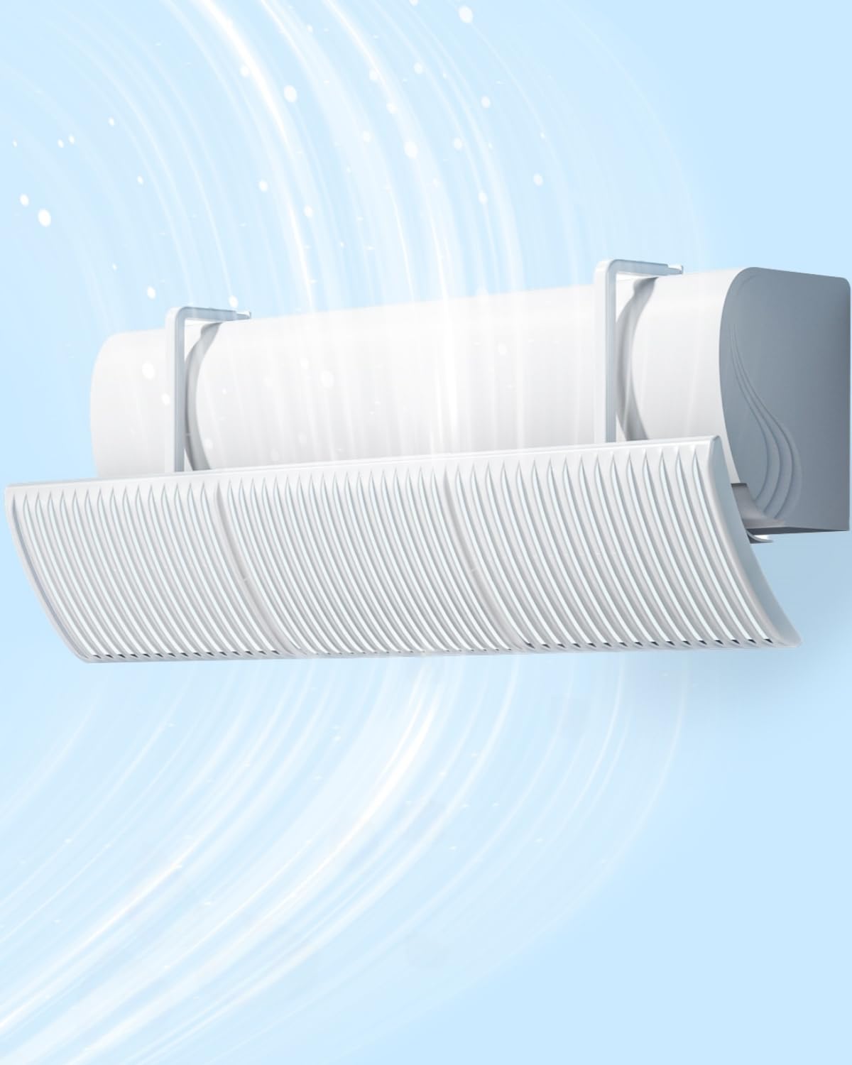 Deflettore Condizionatore, Deflettore Condizionatore Universale del vento Anti Diretto Blowing, Regolabile Deflettore Aria Condizionata, Pannello Deviatore Aria Condizionatore per Casa/Ufficio BANJEKT