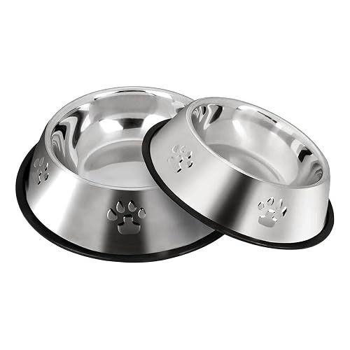 2X Cuencos para Perros con Base Antideslizante. 36CM