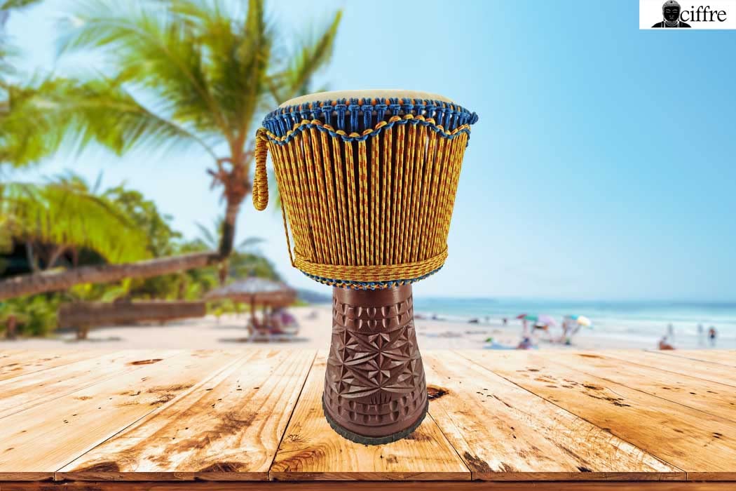 Tamburo grande Djembe Darbuka Bongo Rivestimento alpino premium Suono molto buono 60 cm U5