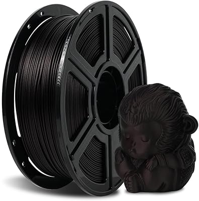 15 – FLASHFORGE Carbon Fiber PLA Filament 1.75mm, Carbon Fiber Reinforced PLA 3D Printer Filament, 1KG Spool Dimensional Accuracy +/- 0.02mm, Hig…