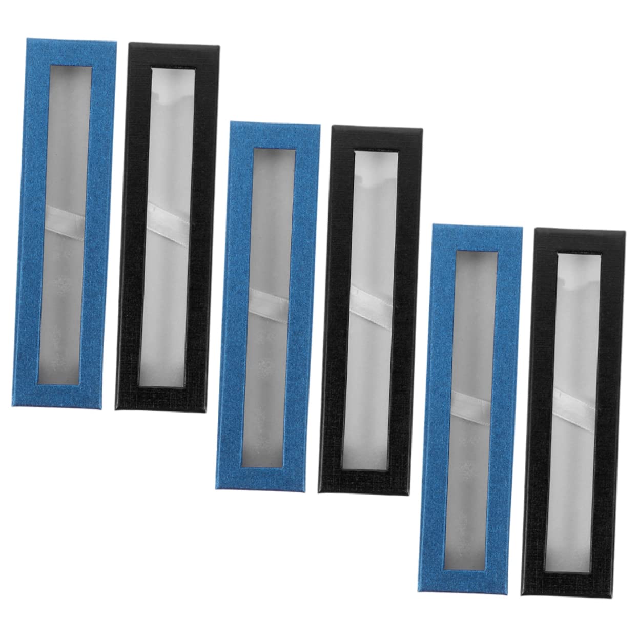 Generico 4 Set Astuccio Porta Penna E Caso A Matita Penne Gel Astuccio Speciale Porta Di Penna Nera Per Adulti Astucci Sfusi Verde Acqua Carta 6 Pezzi * 4