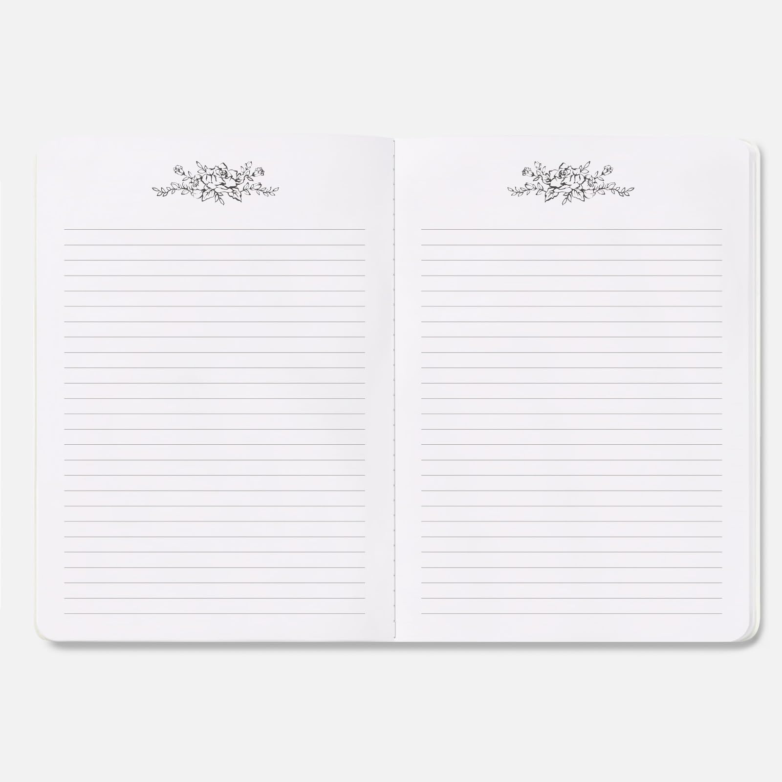Jotsome Lot de 3 carnets cousus de 15,2 x 21,6 cm, 64 pages larges lignées, carnet esthétique pour l'école, le journal, l'écriture, les voyages et le planificateur, cadeau pour les vacances ou Noël