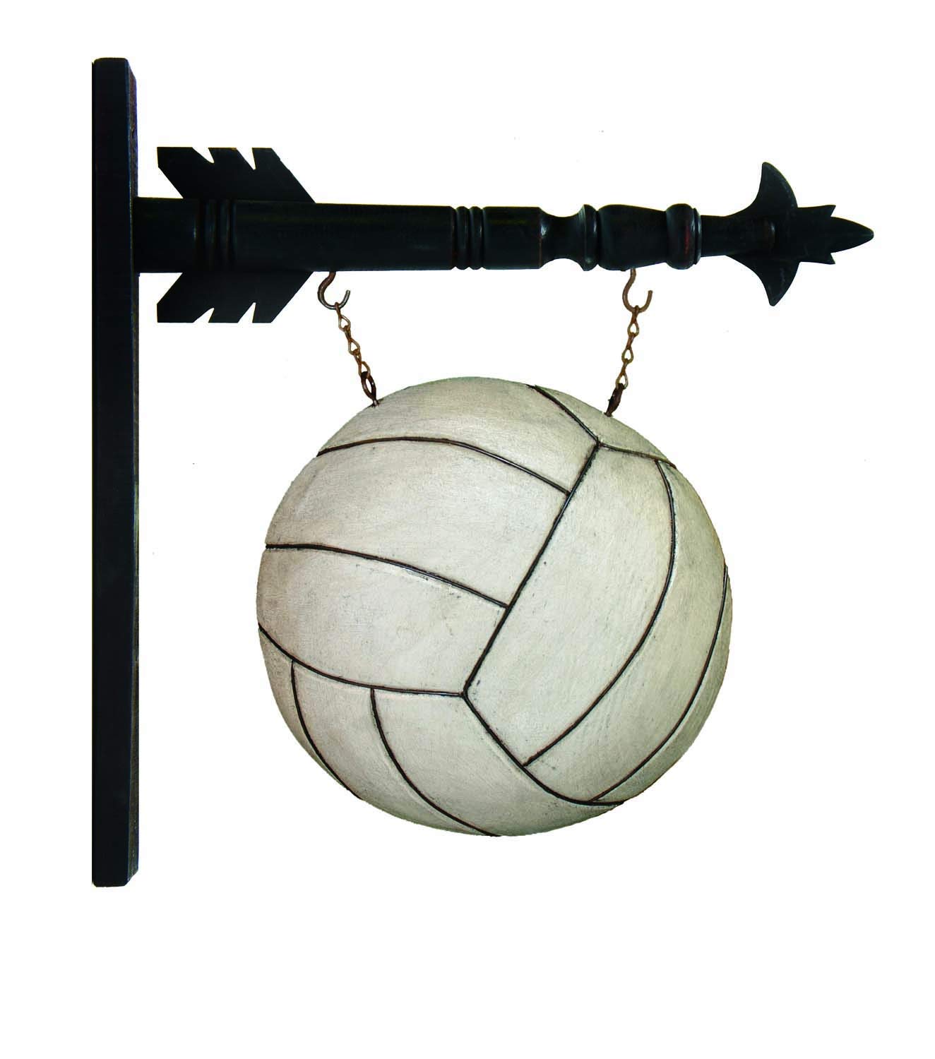 Flecha de repuesto para voleibol de 9,75'' K&K Interiors: diseño blanco de fácil colocación