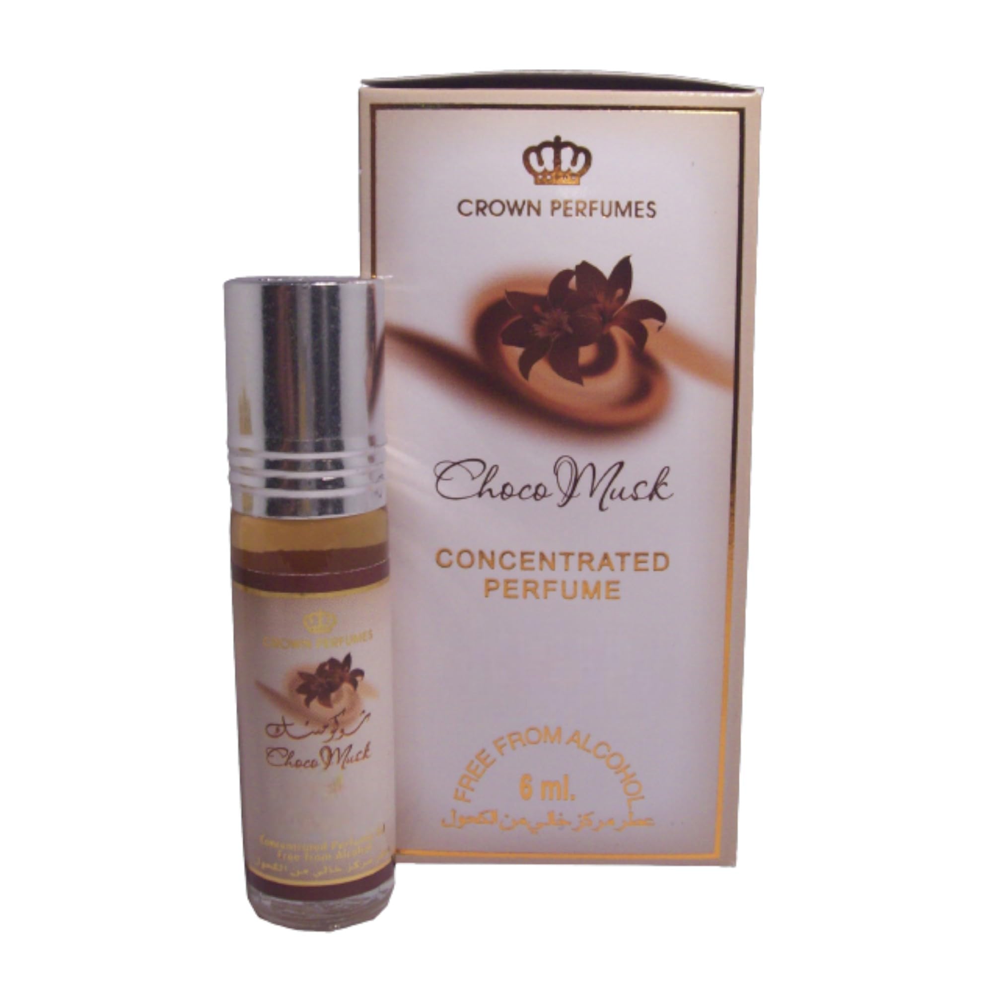 Al Rehab ChocoMusk Concentrated Attar | Long-Lasting Perfume Oil for Men & Women | Sweet Vanilla & Chocolate Musk Fragrance | 6ml Pocket-Friendly Roll-On