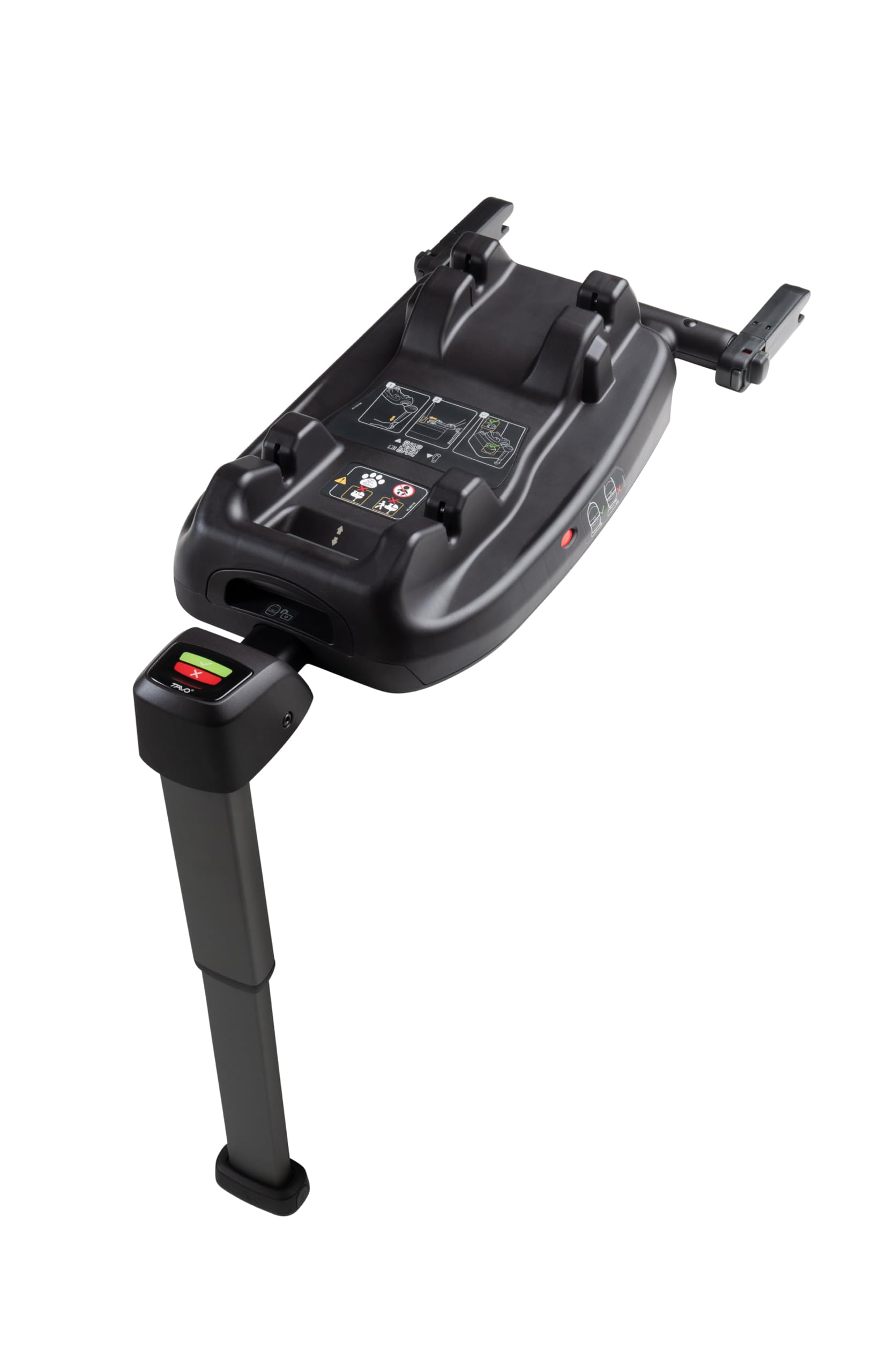 Tavo Maeve Small Flex‑Griff Haustier‑Autositz mit ISOFIX‑Bodenplatte, 2 Matratzenauflagen, Geeignet für Hunde & Katzen bis 12 kg (Sable)