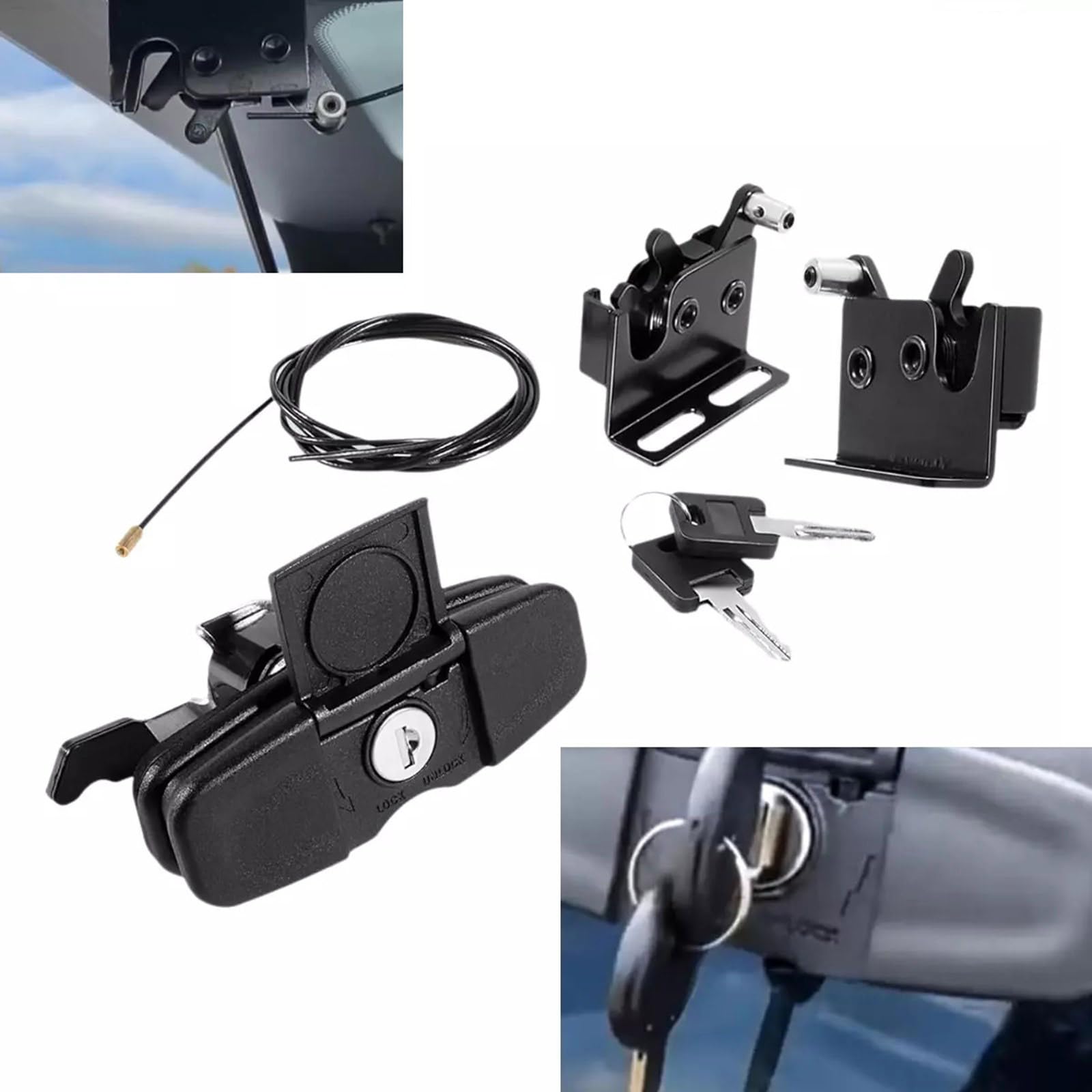 Set di manopole girevoli di ricambio 113436 83514 83515 T con chiusure a cappuccio per camion 100XQ 100XL