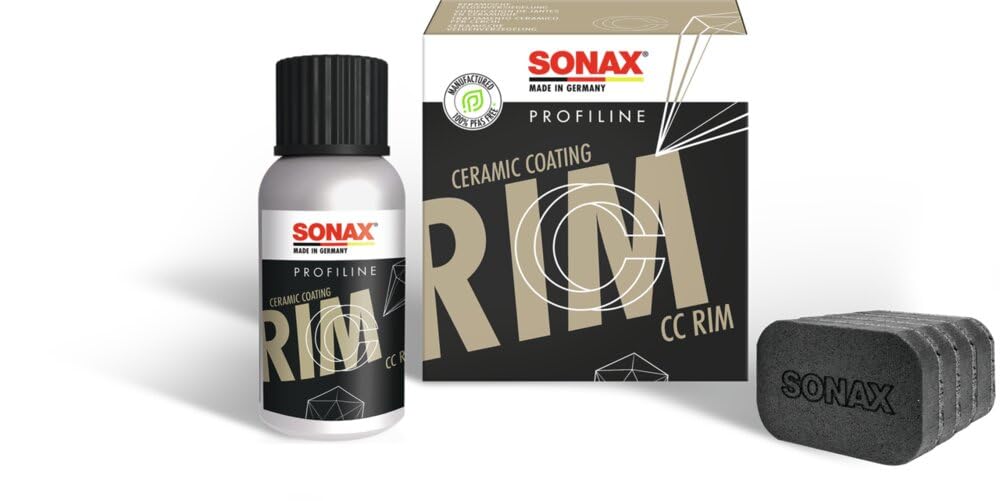 SONAX PROFILINE CeramicCoating CC Rim (50 ml) Keramisches Coating für Felgen gegen hartnäckigen Schmutz und Bremsstaub | Art-No. 02638410