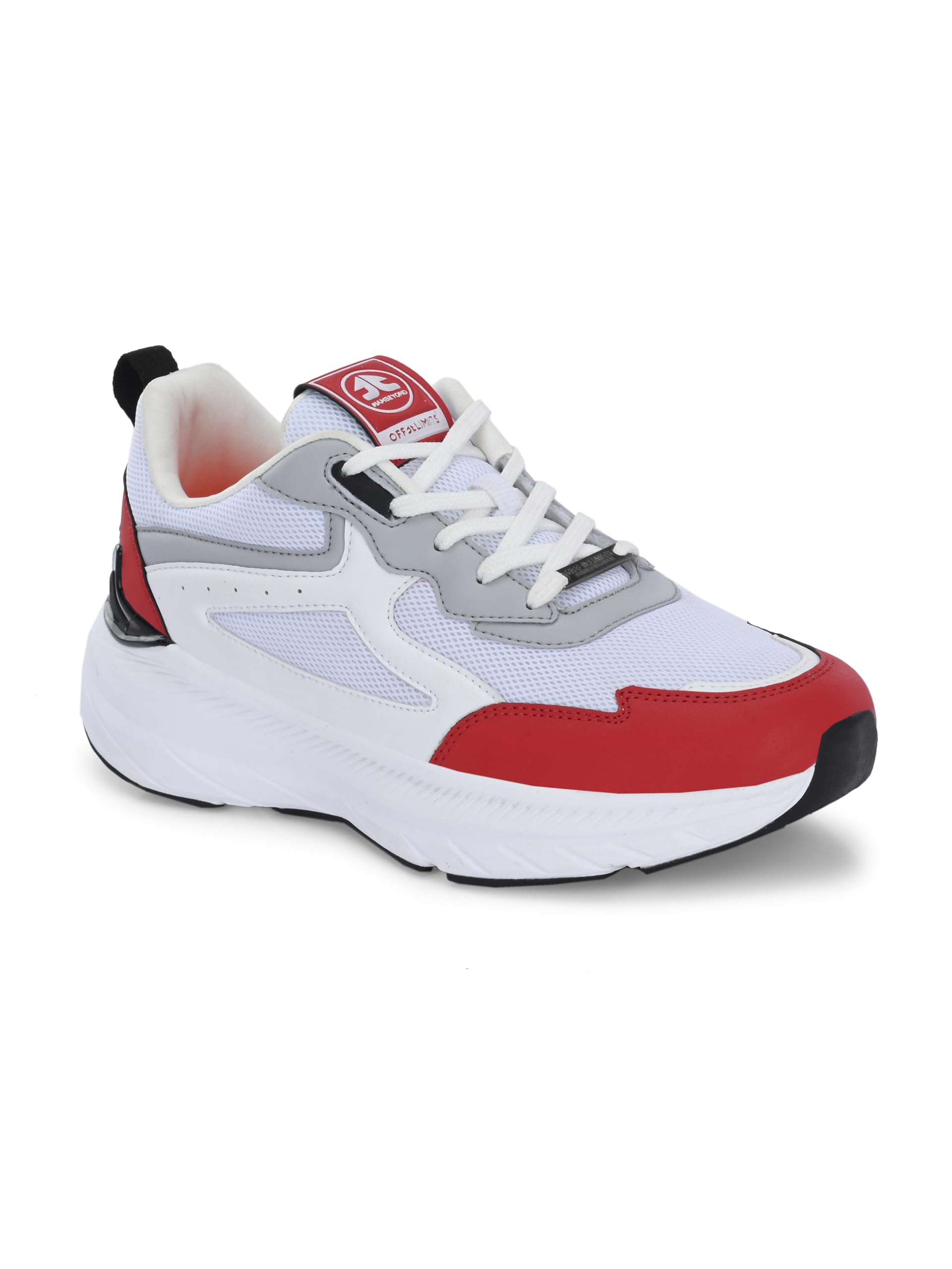 OFF LIMITS Men Brazil Running Shoes, Off White/LT.Grey/RED, 8 UK (B0D14SJFN4) Amazon Price History, Amazon Price Tracker