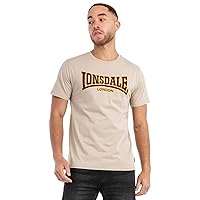 Lonsdale Giacca Classica da Uomo per Tutte Le Stagioni, Sabbia