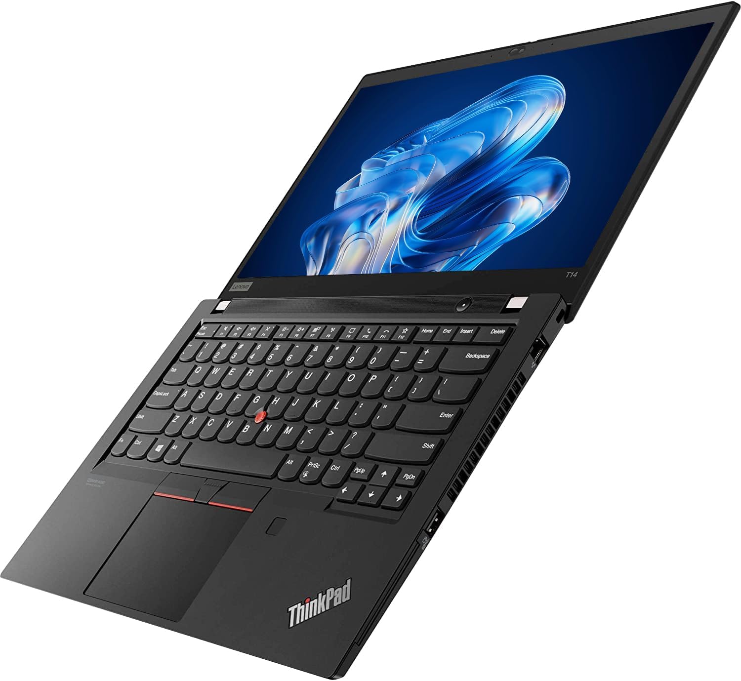Lenovo Thinkpad T14 Gen 1 Laptop, 14" Full HD (1920 x 1080) Notebook PC, Quad-Core i7-10610U, 16GB DDR4 RAM, 256GB SSD, Thunderbolt 3, HDMI, Webcam, Windows 11 Pro (Renewed)