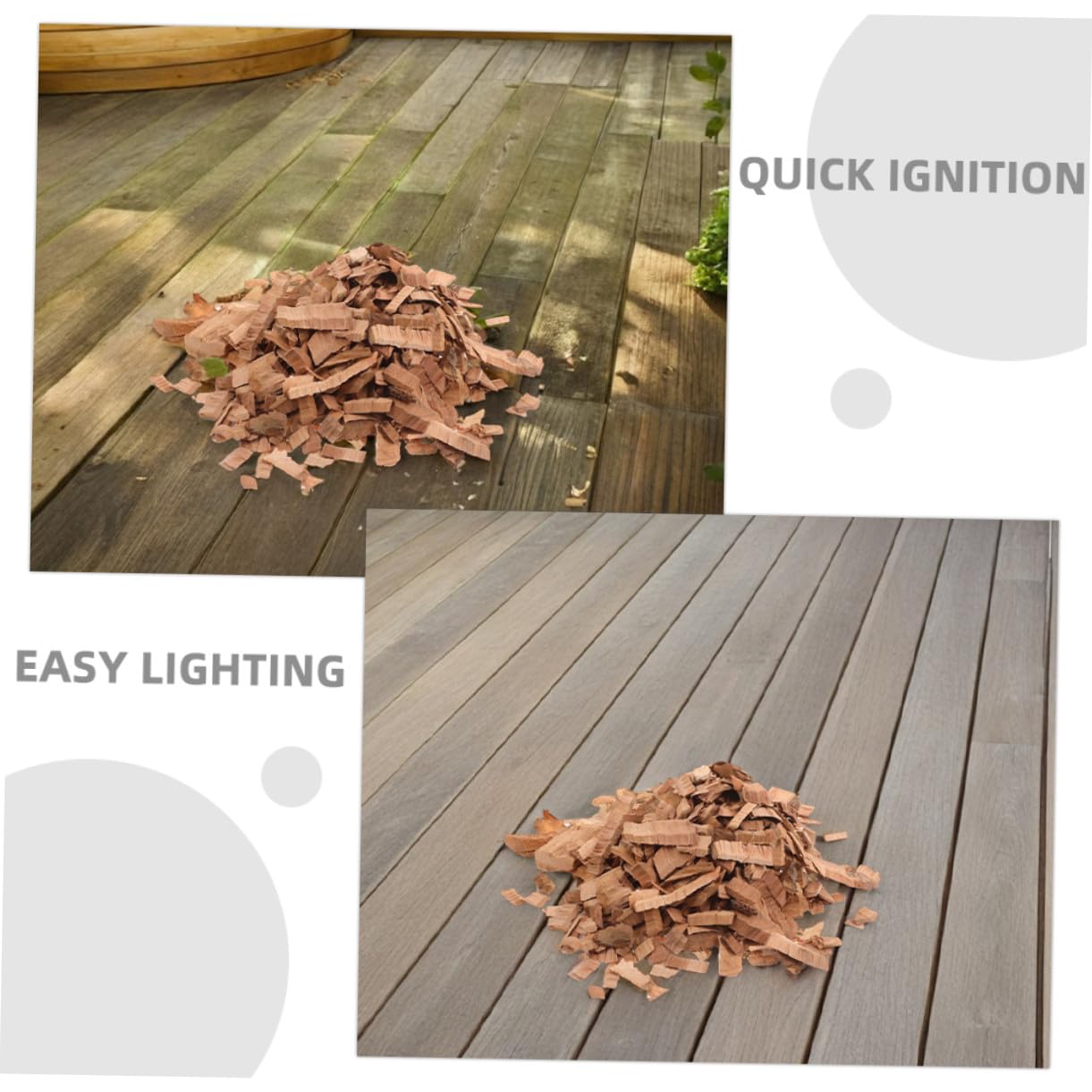 Homoyoyo BBQ Räucherchips für Grill und Smoker mit Apfelaroma
