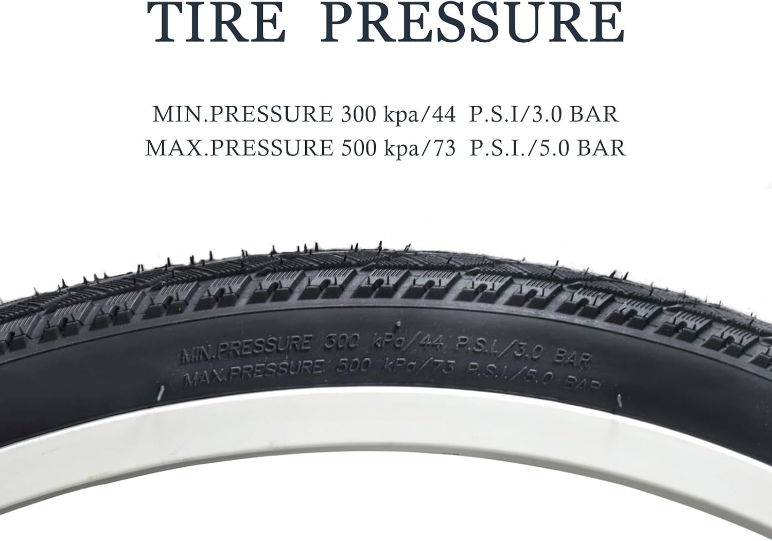 24/26x1.75 Foldable Replacement Bicycle Tire for Hybrid City Road Commuter Bicycles Urban
