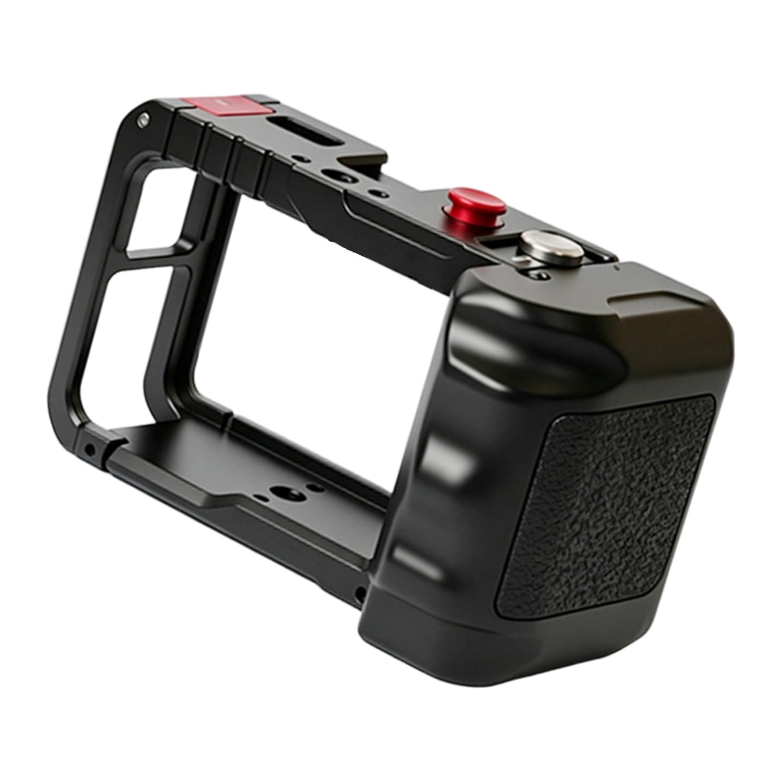 Ergonomiczna metalowa rama, przedłużony uchwyt, ramka ochronna, obudowa 1/10.2 cm, aluminiowa klatka do akcji 5/4/3 fotografia uliczna, stabilizator