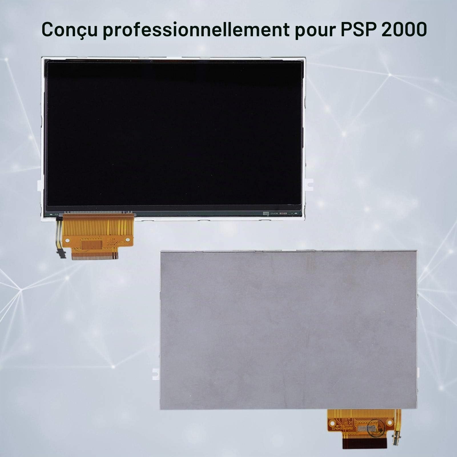 Pièce d'écran LCD pour Console PSP 2000 2001 2002 2003 2004, pour Outils de réparation PSP pièces de Rechange Affichage rétro-éclairage LCD